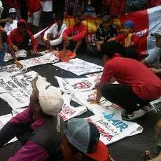 Ratusan Warga Batu Tolak Pembangunan Hotel The Raydja 