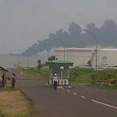 Kebakaran Kapal Tanker Pertamina di Laut Jawa Tuban Padam