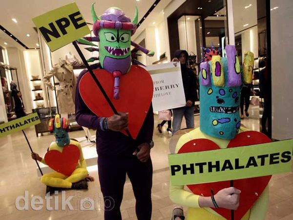 Aksi Menolak Penggunaan Zat Kimia Berbahaya