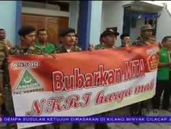 Dinilai Meresahkan, MTA Ditutup Paksa Anggota Banser dan Ansor