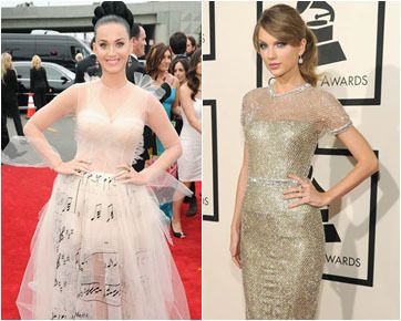 10 Selebriti dengan Gaun Terbaik di Red Carpet Grammy Awards 2014