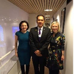 Gita Wirjawan Bersua Bos Cantik Facebook 