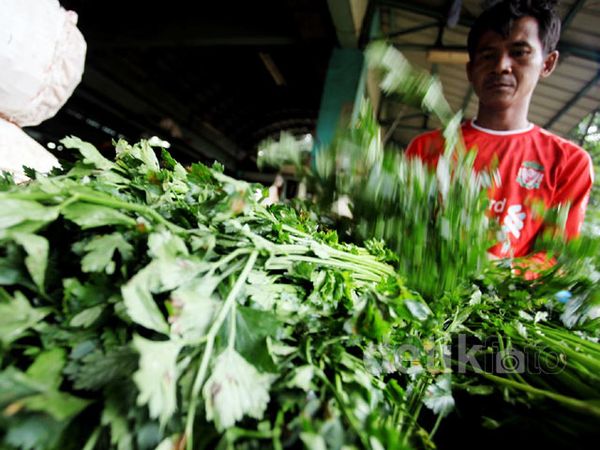 Pasca Banjir, Pasokan Sayuran di Kramatjati Normal