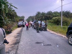 Satpol PP Kampar dan Rohul Riau Bentrok Soal Tapal Batas