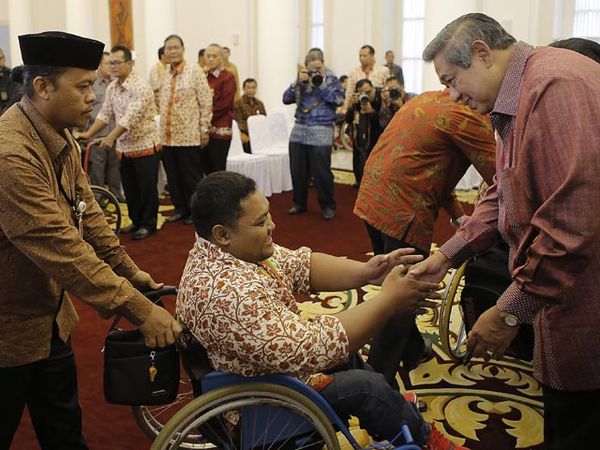 Silaturahmi SBY Dengan Atlit Para Games