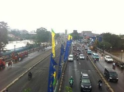 Hujan Semalaman, Jalan Abdullah Syafei Masih Bisa Dilewati