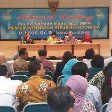 Menkes Kritik Antrean Pasien di RSU Soetomo