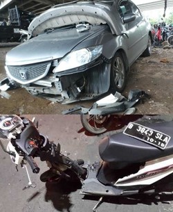 Ketika Pengendara Motor Tak Takut Menantang Maut 
