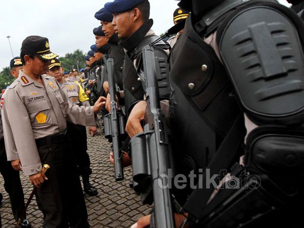 Apel Siaga Pengamanan Pemilu di Monas