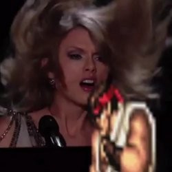 Kocak! Parodi Penampilan Taylor Swift vs Ryu di Grammy Awards 2014