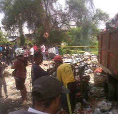 Mayat Wanita Ditemukan di Tempat Pembuangan Sampah di Pekanbaru