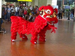 Sambut Imlek, Ada Barongsai di Bandara Soekarno-Hatta