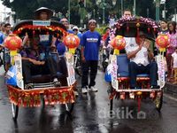 Anak Amien Rais Luncurkan Becak Listrik di Yogya