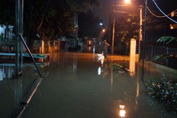 Hingga Pagi Ini, Banjir di Kompleks Dosen IKIP Tak Kunjung Surut