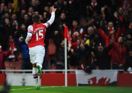 Oxlade-Chamberlain Girang Bisa Cetak Gol Lagi