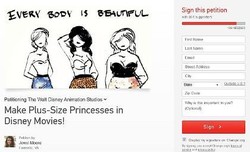 Remaja Wanita Tulis Petisi untuk Buat Disney Princess Jadi Gemuk