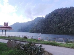 Lau Kawar Masih Hijau dan Asri Meski di Lereng Gunung Sinabung