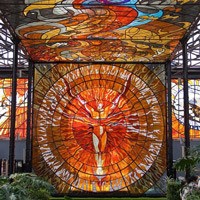 Mural Kaca Menakjubkan di Taman Botani Meksiko