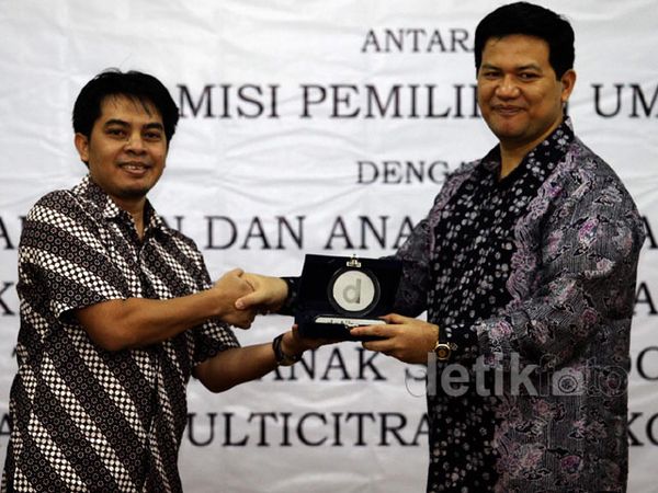 KPU, PPATK dan detikcom Teken Kerjasama
