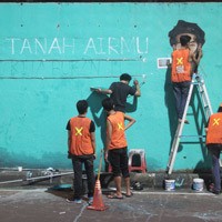 Tema Sosial Politik, Jadi Mural yang Lebih Menarik