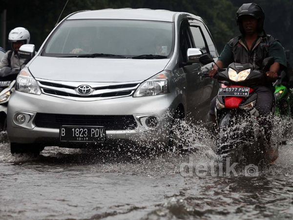 Kawasan Gambir Tergenang