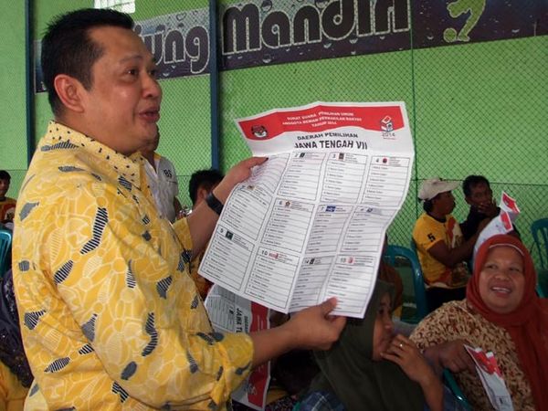 Simulasi Pencoblosan Pemilu 2014