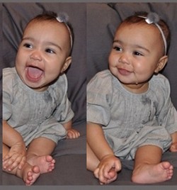 Lucunya Anak Kim Kardashian