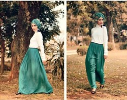 Hijab Style: Gaya Chic Dwi Handayani, Finalis None Jakarta Barat 2012