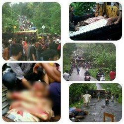 Ini Foto-foto Kecelakaan Truk Pramuka di Pandeglang