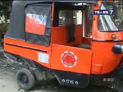 TKW Melahirkan di Bajaj