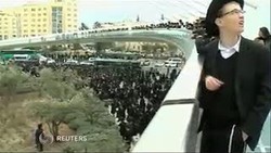 Komunitas Yahudi Ultra Ortodok Blokade Tol, Demo Ricuh