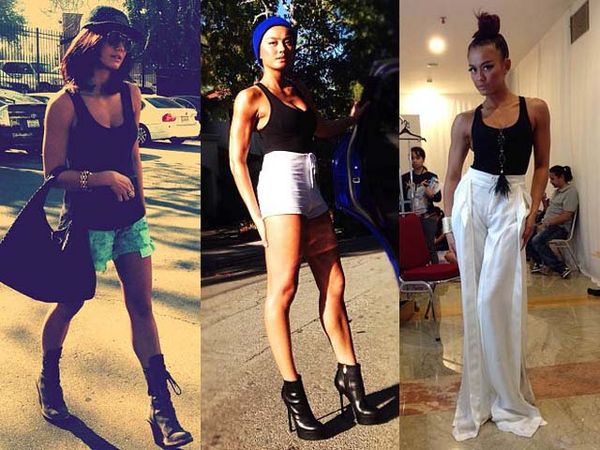 10 Gaya Simple dan Seksi Agnes Monica dengan Tank Top