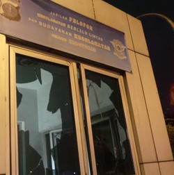Dua Pos Polisi di Jakarta Selatan Dirusak Sekelompok Orang