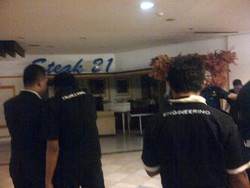 Api di Restoran Steak 21 Plaza Semanggi dari Alat Pemanas