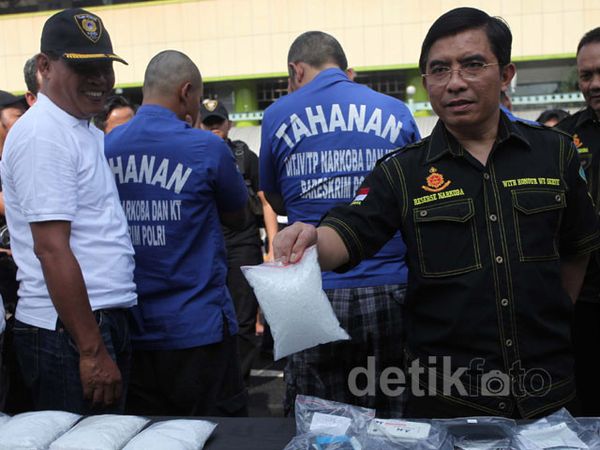 Polisi Tangkap Penyelundup Sabu Via Kereta