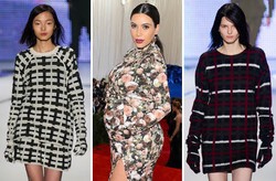 Baju Kim Kardashian yang Diejek Mirip Sofa Jadi Inspirasi Lacoste?