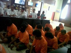 19 Pejudi Amatiran Ini Dijebloskan ke Sel Tahanan
