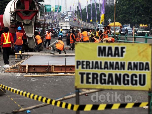 Jalan Abdullah Syafei Dibeton