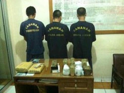 Peredaran Ganja di Sukabumi Terungkap dari Kardus Kipas Angin