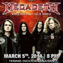 Konser Megadeth Diundur Hingga Agustus