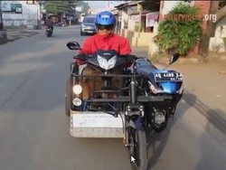 Wanita Difabel Ini Touring Jakarta-Bali Pakai Motor Roda 3