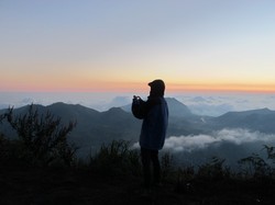Begini Cantiknya Dieng di Sore Hari