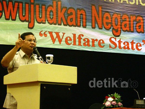 Prabowo Ingin Wujudkan Negara Sejahtera