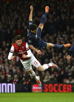 Dengan tambahan satu poin ini, Arsenal tetap menempati posisi dua klasemen dengan raihan 56 poin, berjarak satu poin dari Chelsea yang menempati posisis puncak. Sementara itu, MU masih ada di posisi tujuh klasemen dengan koleksi 42 poin. REUTERS/Toby Melville.