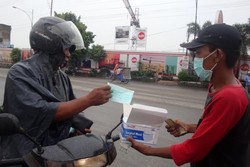 Debu Vulkanik Sebabkan Puluhan Pengendara Motor di Kebumen Terjatuh