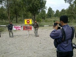 Larangan Masuk 20 Km dari Gunung Kelud Tidak Diindahkan
