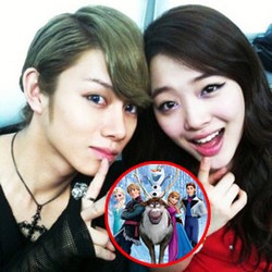 Nonton Frozen Bareng Heechul SuJu, Sulli f(x) Hampir Menangis
