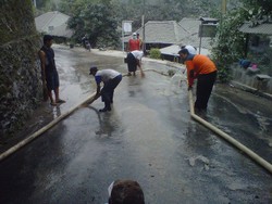 Hujan Abu Mulai Reda di Kabupaten Malang