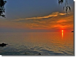 Romantisnya Sunset di Pulau Karang Congkak