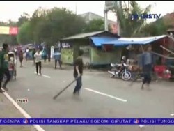 Saling Ejek, 2 Kelompok Pemuda Saling Serang